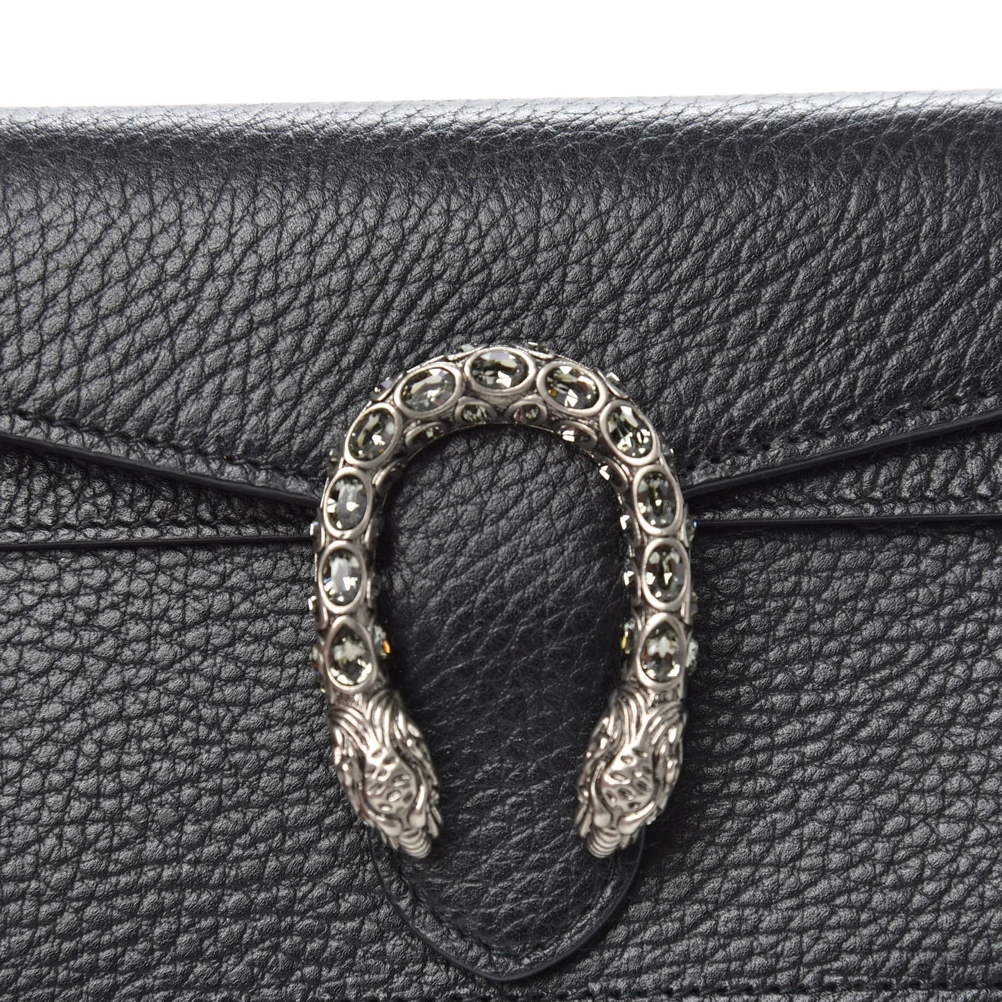 Calfskin Super Mini Dionysus Shoulder Bag Black