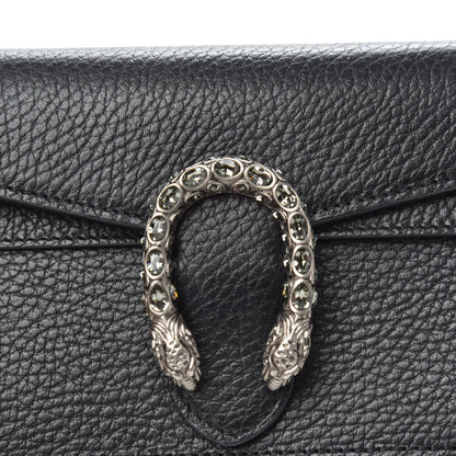 Gucci Calfskin Super Mini Dionysus Shoulder Bag Black 9 of 9