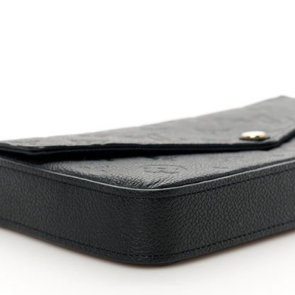 Louis Vuitton Empreinte Pochette Felicie Chain Wallet Black 13 of 14
