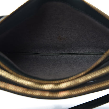 Celine Lambskin Small Trio Crossbody Bag Dark Green 26 of 42