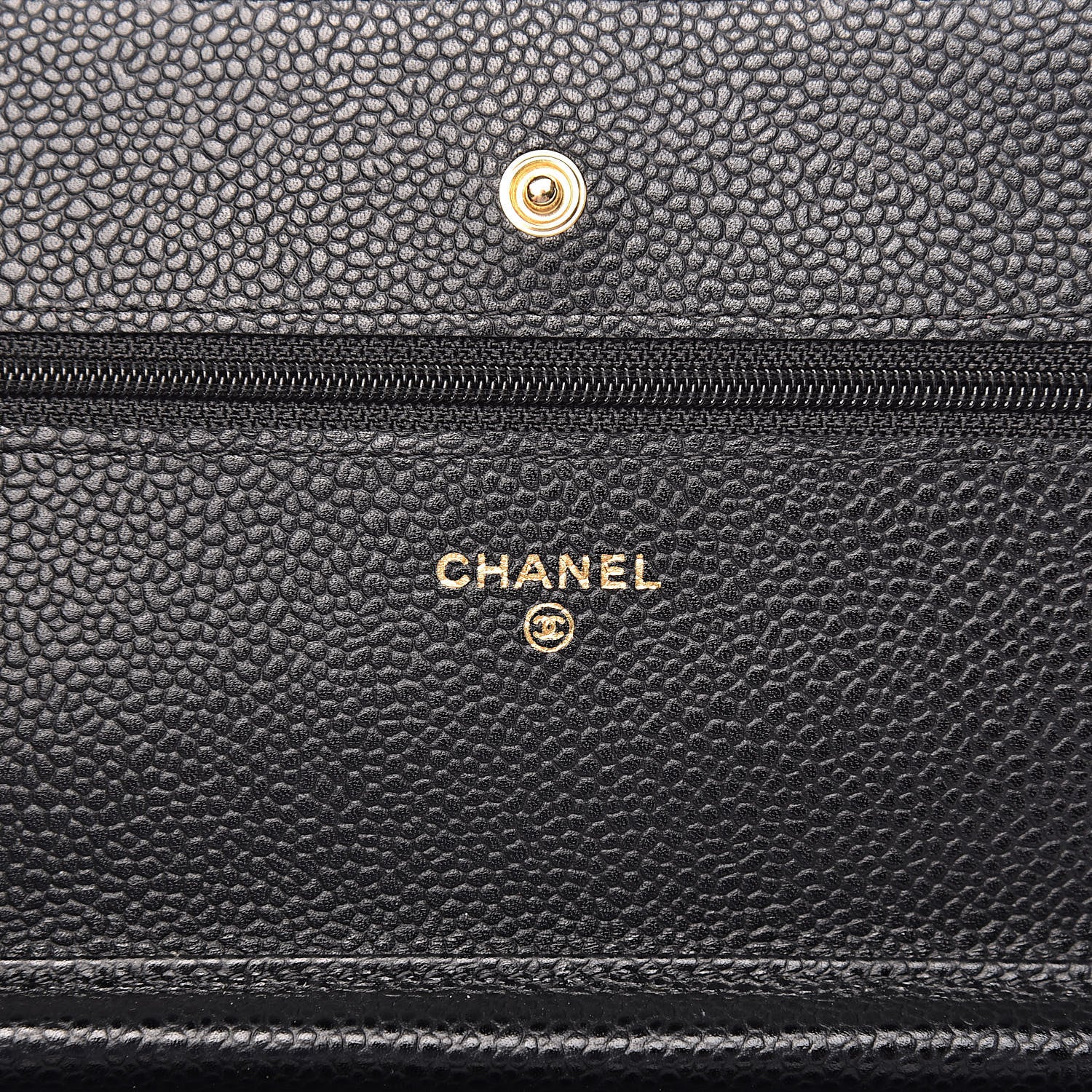 Chanel Caviar Quilted Wallet On Chain WOC Black 6 of 12