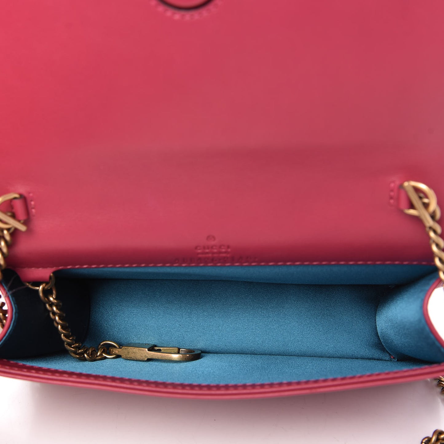 Velvet Matelasse Love Embroidered GG Marmont Mini Bag Light Raspberry Rose