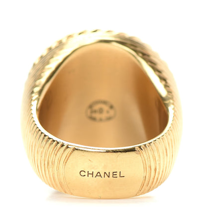 Chanel CC Ring 6.5 Gold 4 of 6