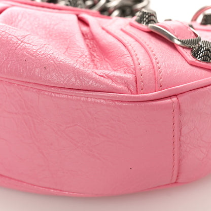 Balenciaga Agneau Arena Le Cagole Chain Shoulder Bag XS Sweet Pink 9 of 9