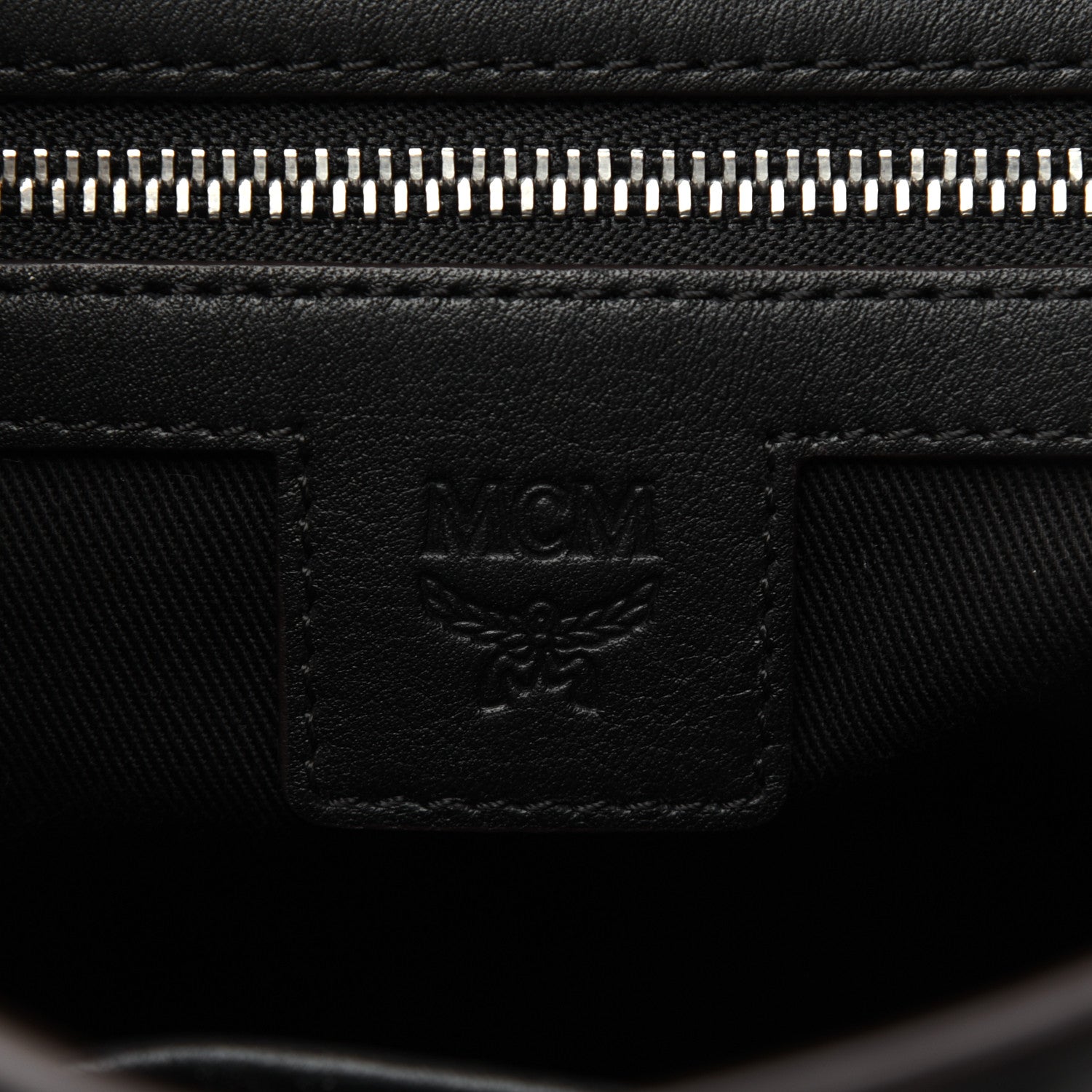 MCM Calfskin Ottomar Monogram Essential Backpack Black 8 of 21