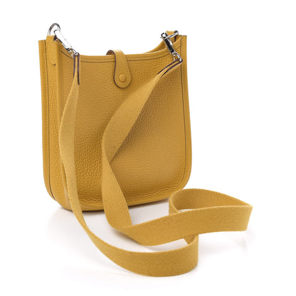 Hermes Taurillon Clemence Evelyne TPM Jaune Ambre 2 of 9