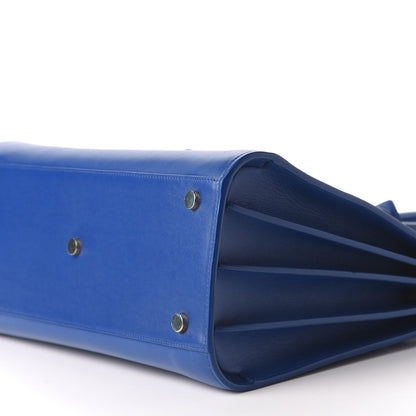 Saint Laurent Calfskin Small Sac De Jour Blue Majorelle 6 of 10