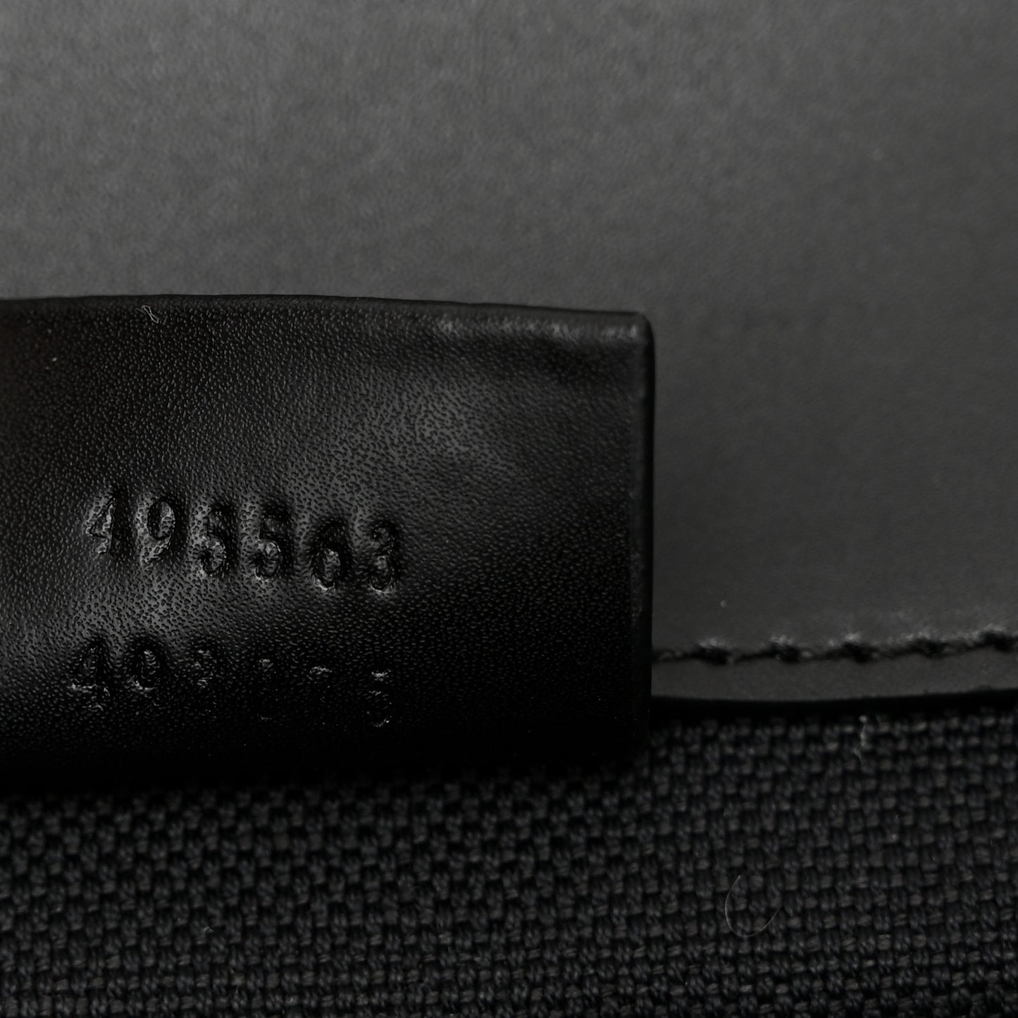 Soft GG Supreme Monogram Calfskin Web Double Buckle Backpack Black