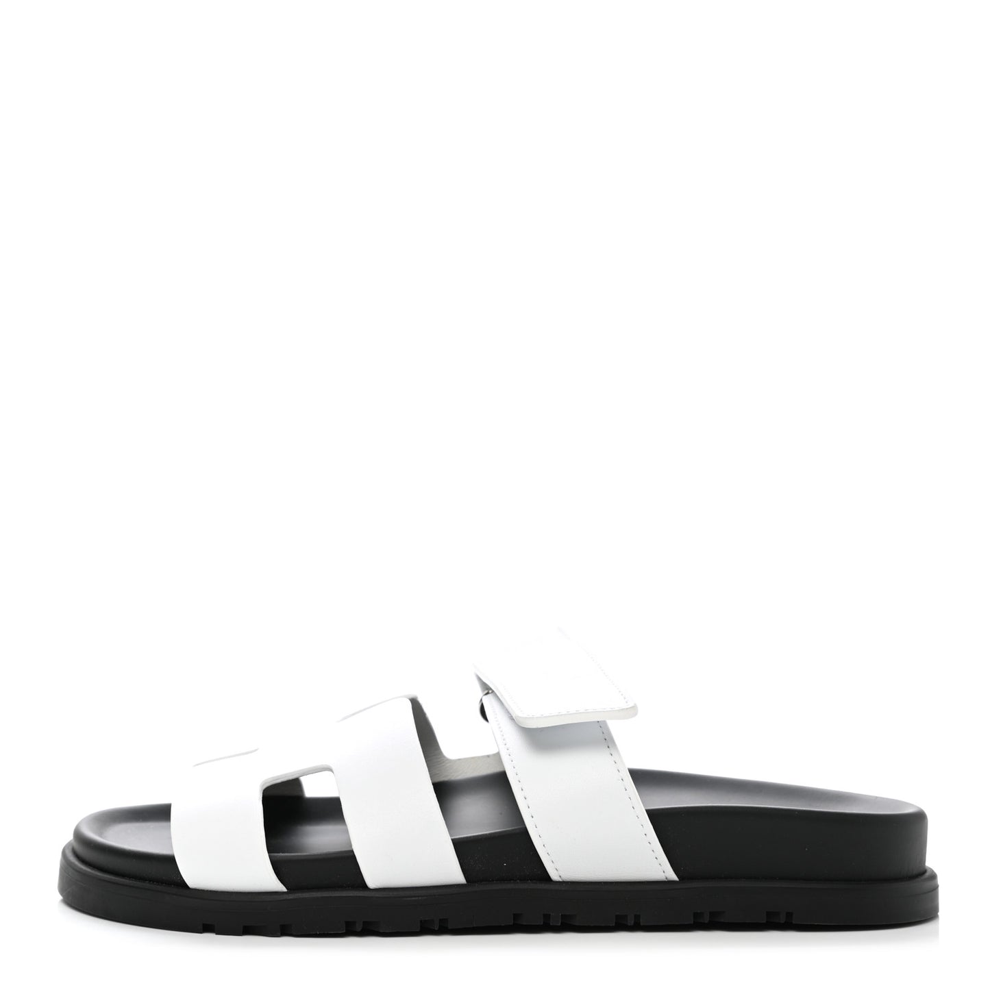 Calfskin Womens Chypre Sandals 38 White
