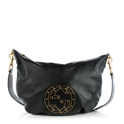 Gucci Calfskin Blondie Hobo Black 1 of 7