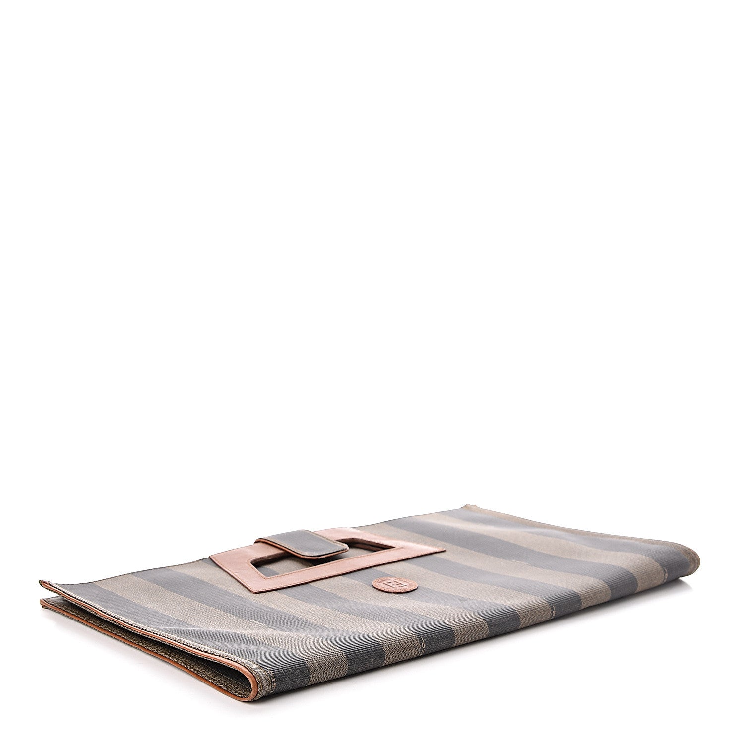Fendi Pequin Fold Clutch Tobacco 4 of 8