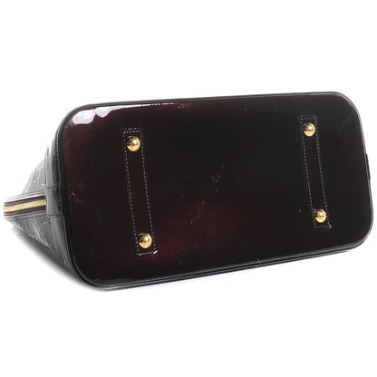 Louis Vuitton Vernis Alma GM Amarante 4 of 8