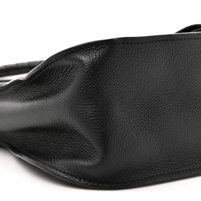 Chloe Calfskin Braided Medium Marcie Double Carry Black 10 of 16