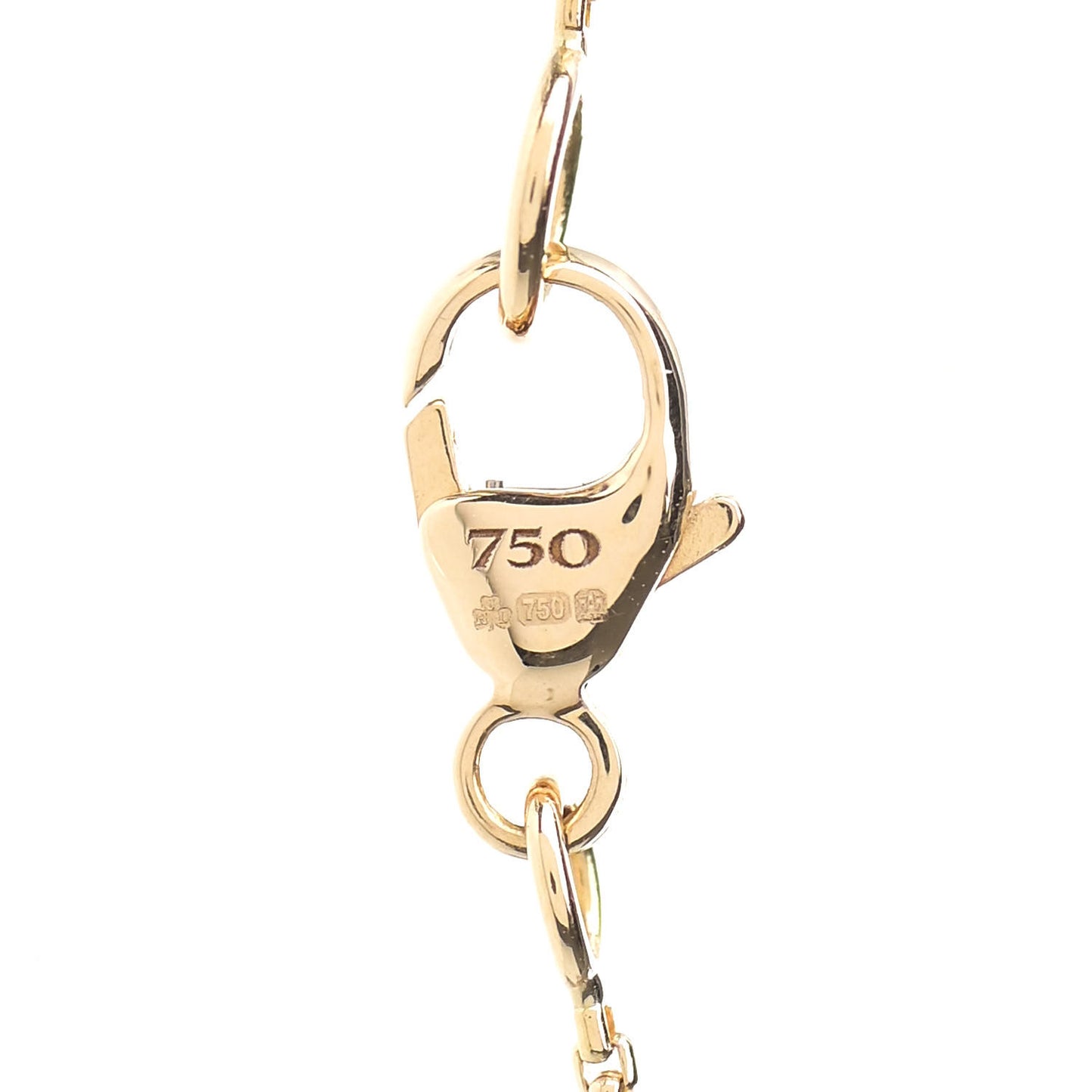 18K Yellow Gold Diamond Novella Necklace