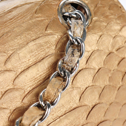 Chanel Python Medium Soho Flap Gold 9 of 9