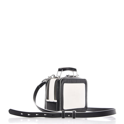 Marc Jacobs Calfskin The Box 20 Crossbody Black White 3 of 10