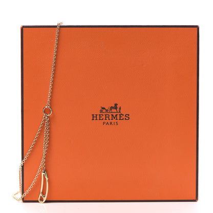 Hermes 18K Rose Gold TPM Chaine d'Ancre Punk Necklace SH 6 of 6