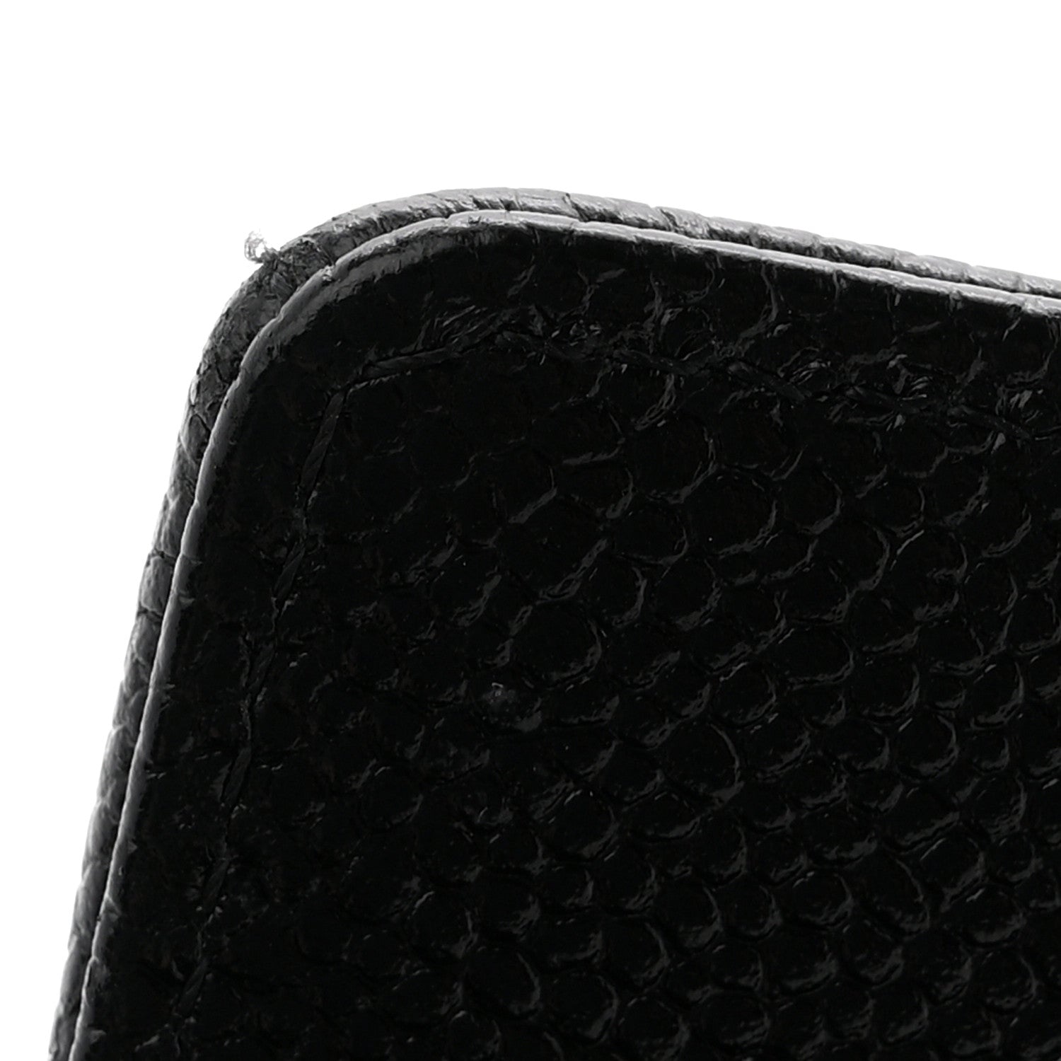 Chanel Caviar Quilted Chain CC Flap Card Holder Black 8 of 10
