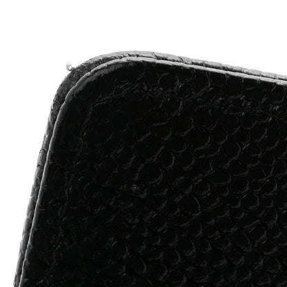 Chanel Caviar Quilted Chain CC Flap Card Holder Black 8 of 10