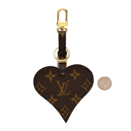 Louis Vuitton Epi Monogram Game On Heart Bag Charm Key Holder Red 2 of 3