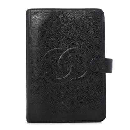 Chanel Caviar CC Medium Ring Agenda Planner Black 1 of 4