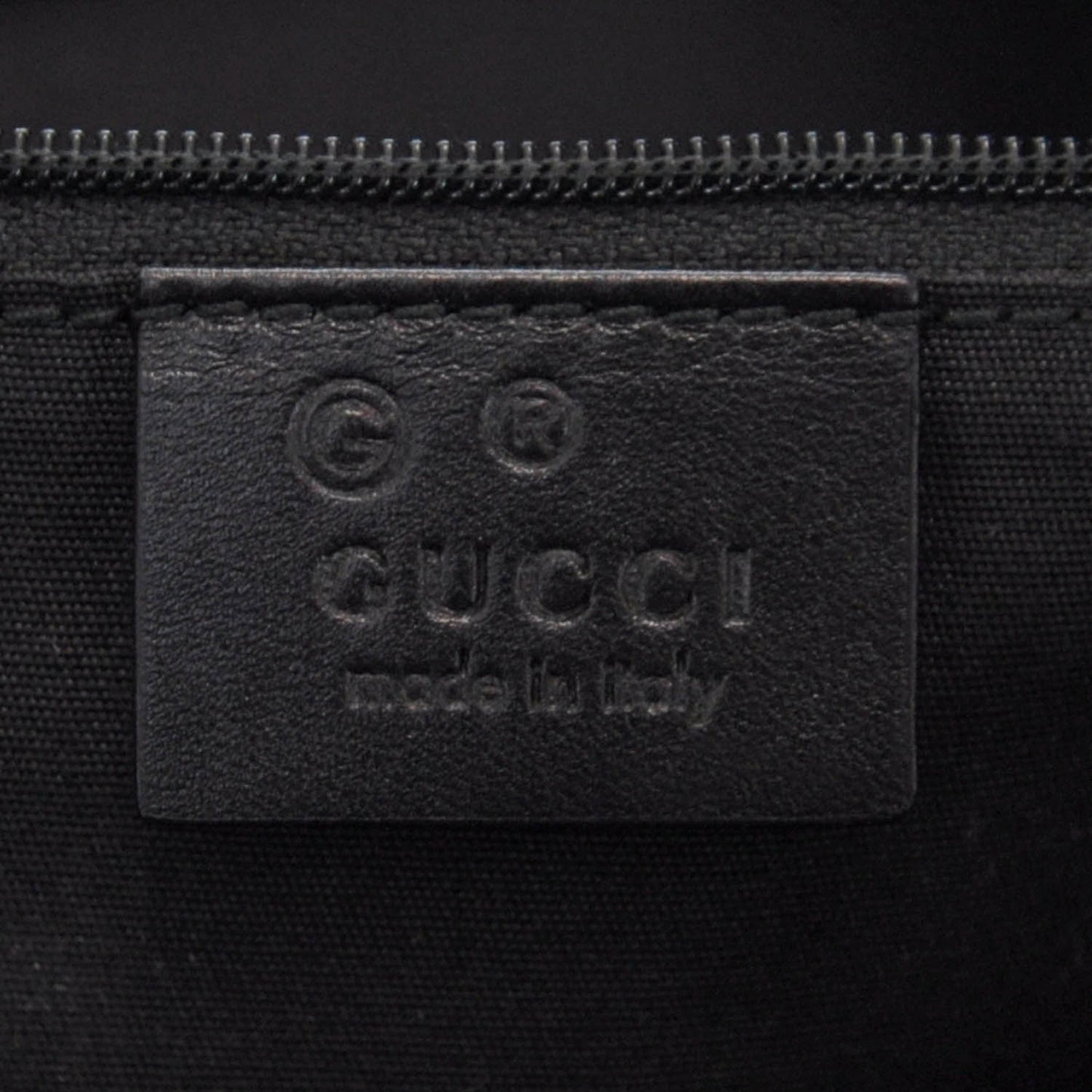 Guccissima Full Moon Tote Black
