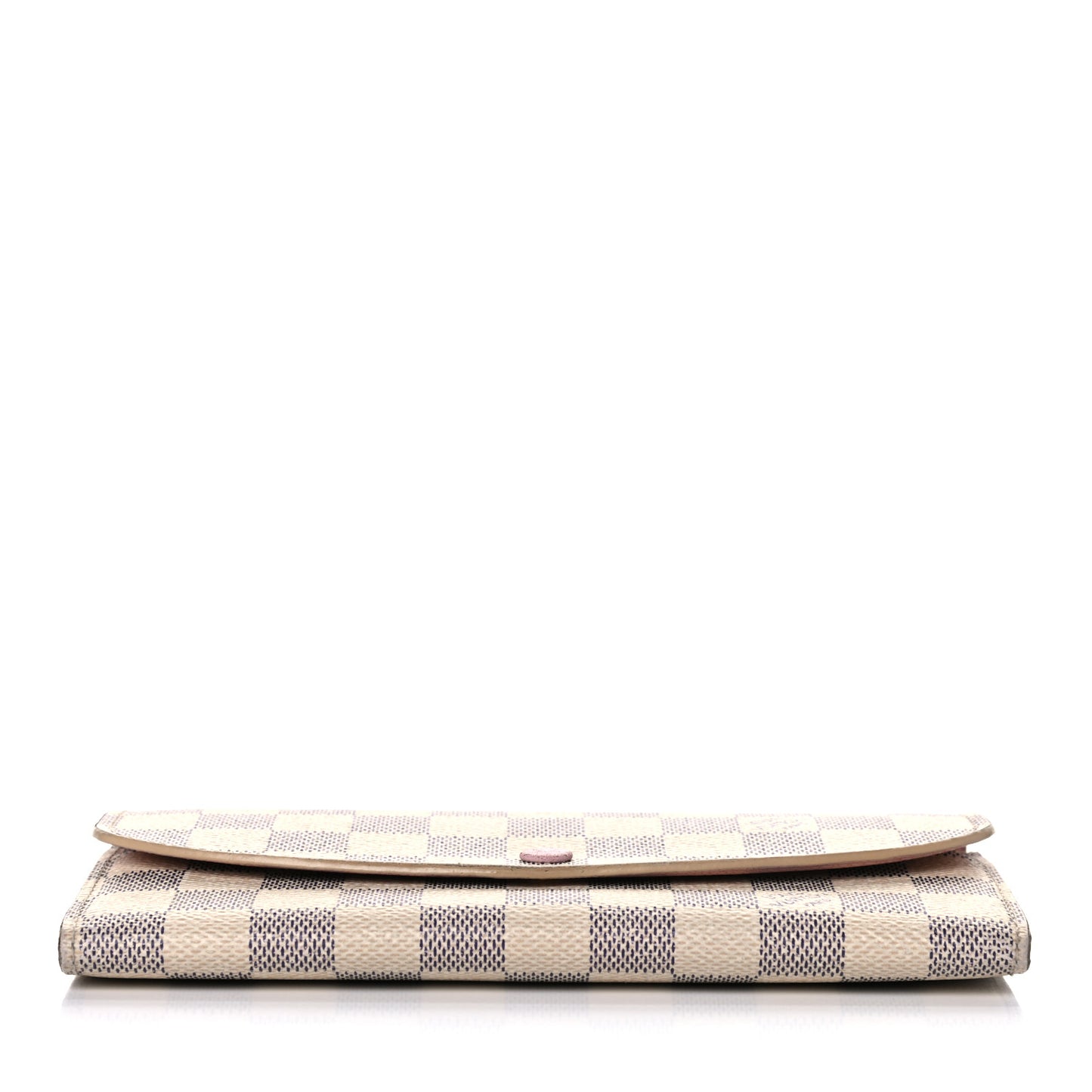 Damier Azur Emilie Wallet Rose Ballerine