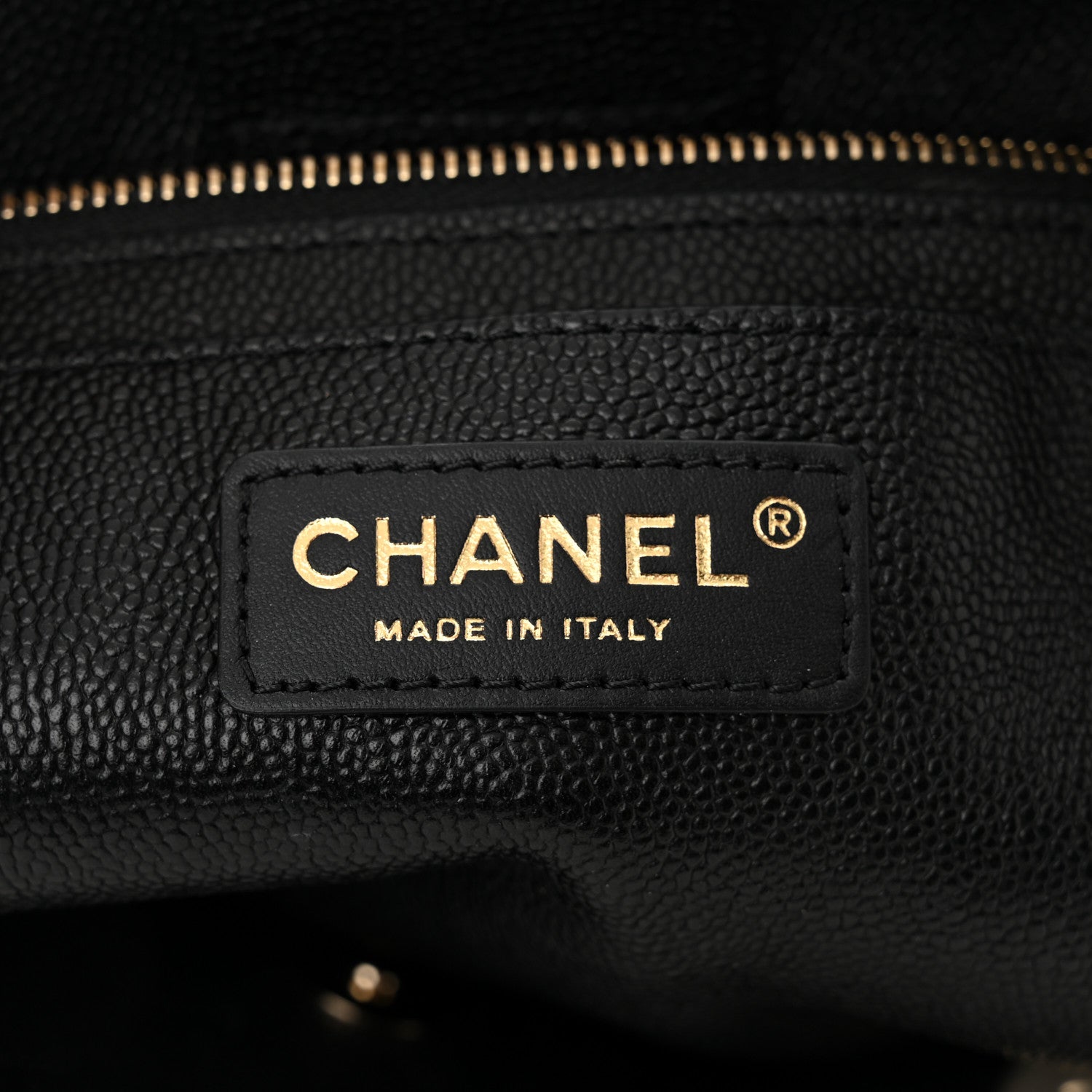 Chanel Caviar Quilted Small Shopping Tote Black 7 of 11