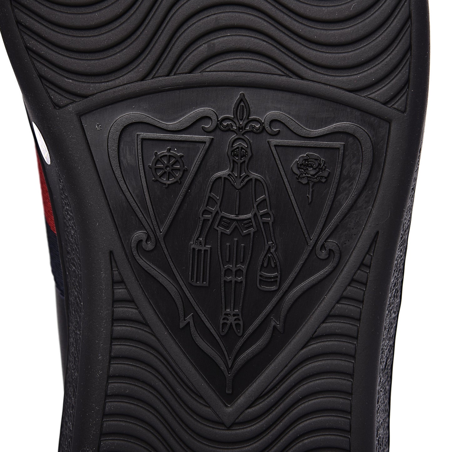 Calfskin Web Bee Embroidered Mens Ace Sneakers 12.5 Black
