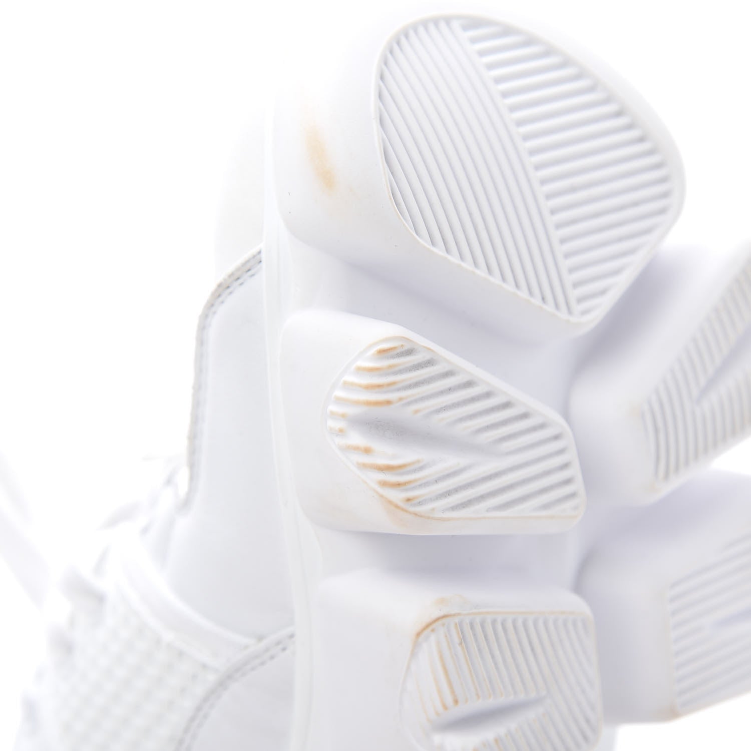 Givenchy Neoprene Suede Mesh Baisse Jaw Low Sneakers 36.5 White 9 of 9