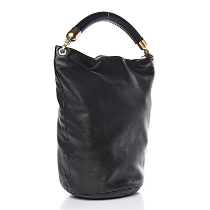Chanel Calfskin CC Bucket Bag Black 3 of 12