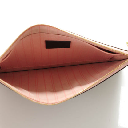 Louis Vuitton Damier Ebene Neverfull MM GM Pochette Rose Ballerine 5 of 6