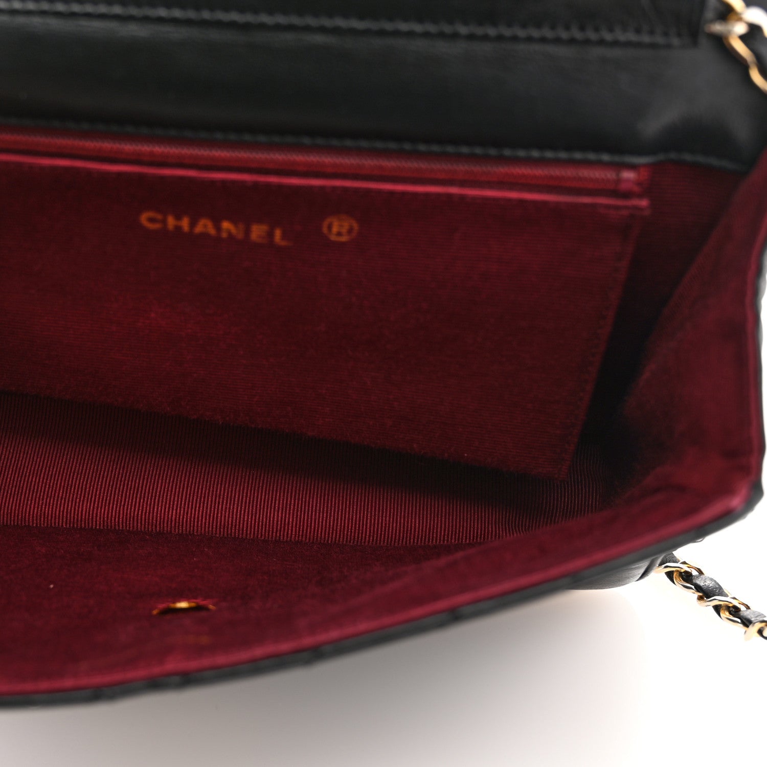 Chanel Lambskin Chevron Quilted Small Single Flap Black 5 of 12