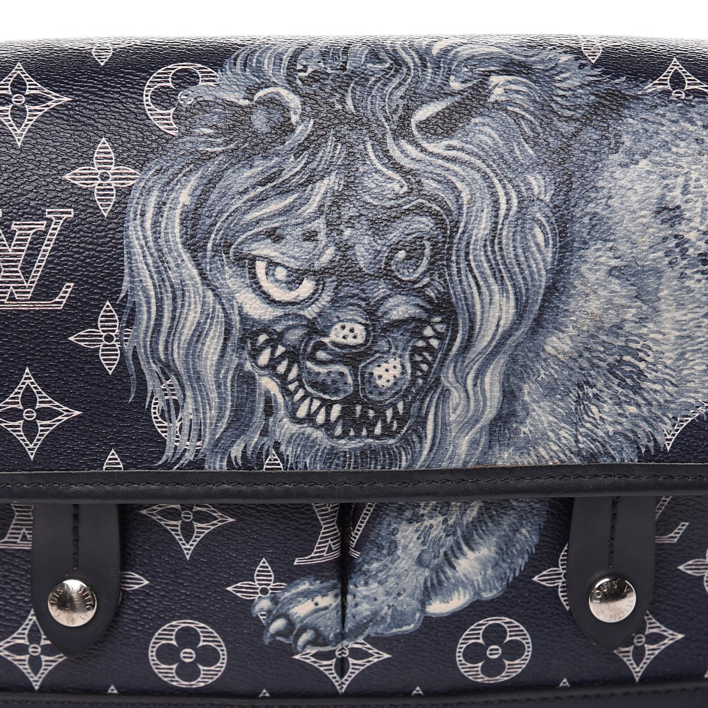 Savane Monogram Chapman Messenger PM Encre