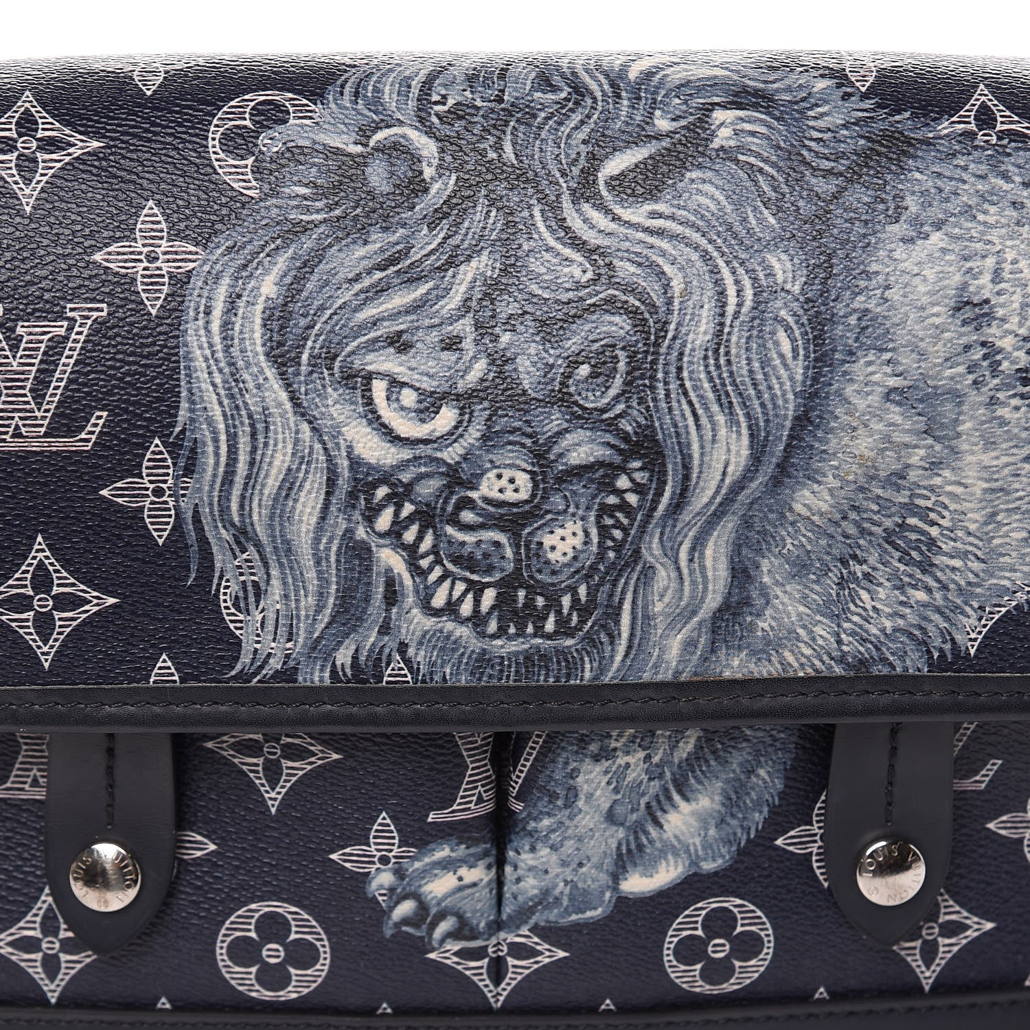 Louis Vuitton Savane Monogram Chapman Messenger PM Encre 8 of 10