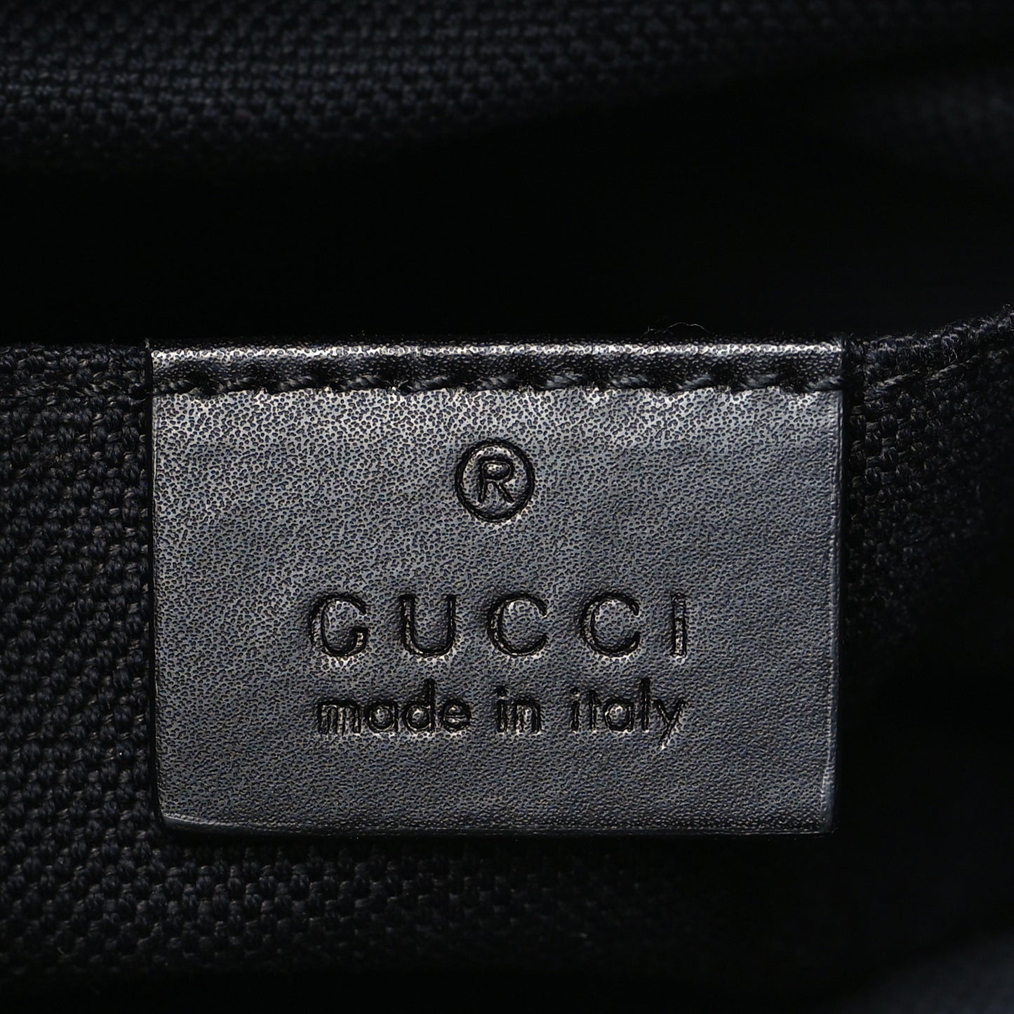 GG Supreme Monogram Web Small Flat Messenger Bag Black Grey