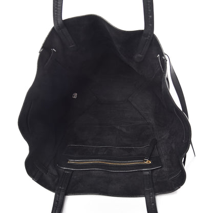 Celine Soft Grained Calfskin Small Belt Cabas Phantom Black 5 of 11