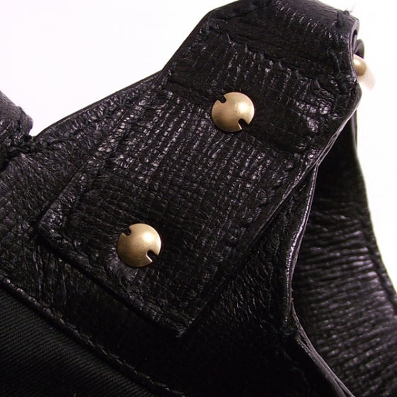 Gucci Leather Horsebit Flap Bag Black 11 of 11