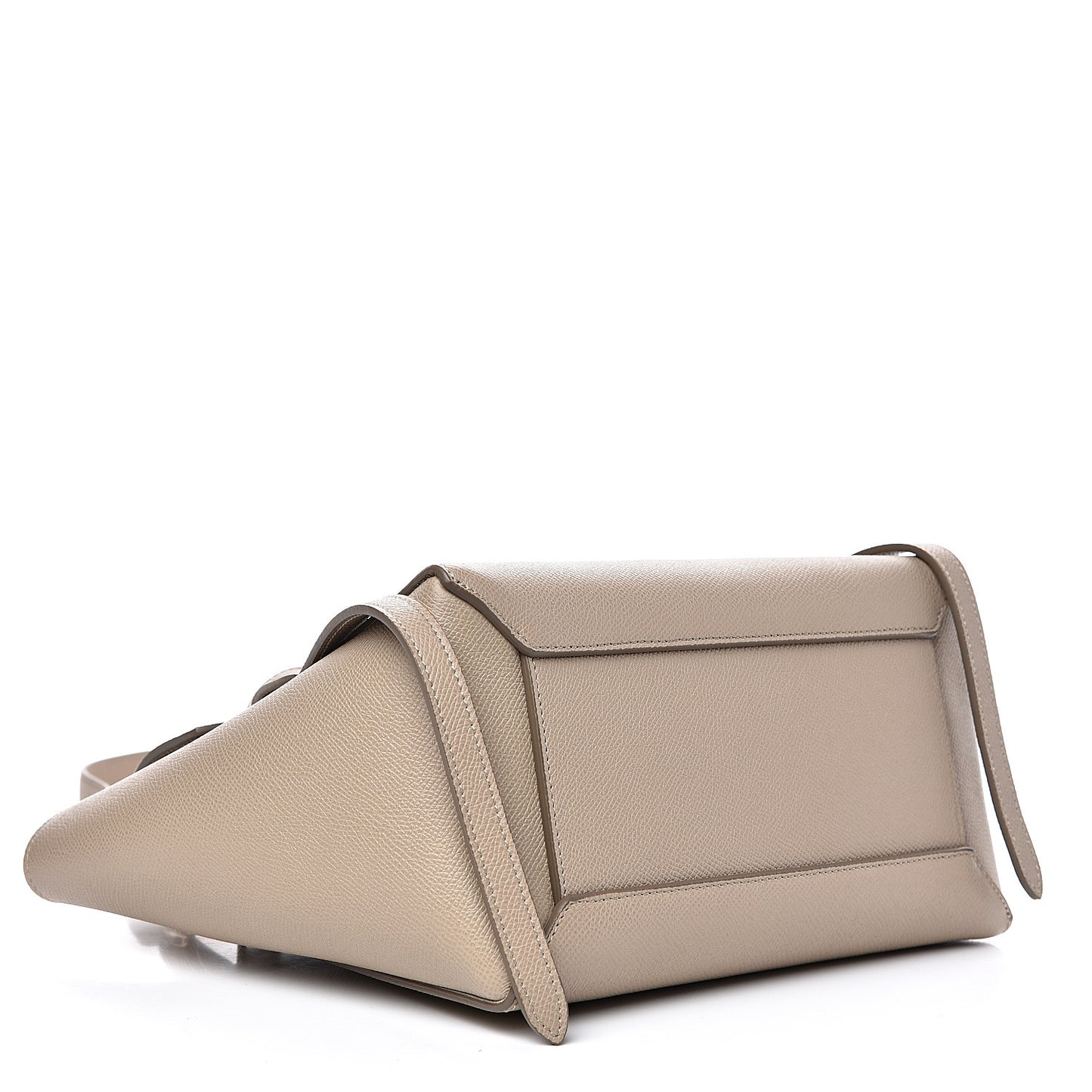 Grained Calfskin Micro Belt Bag Light Taupe