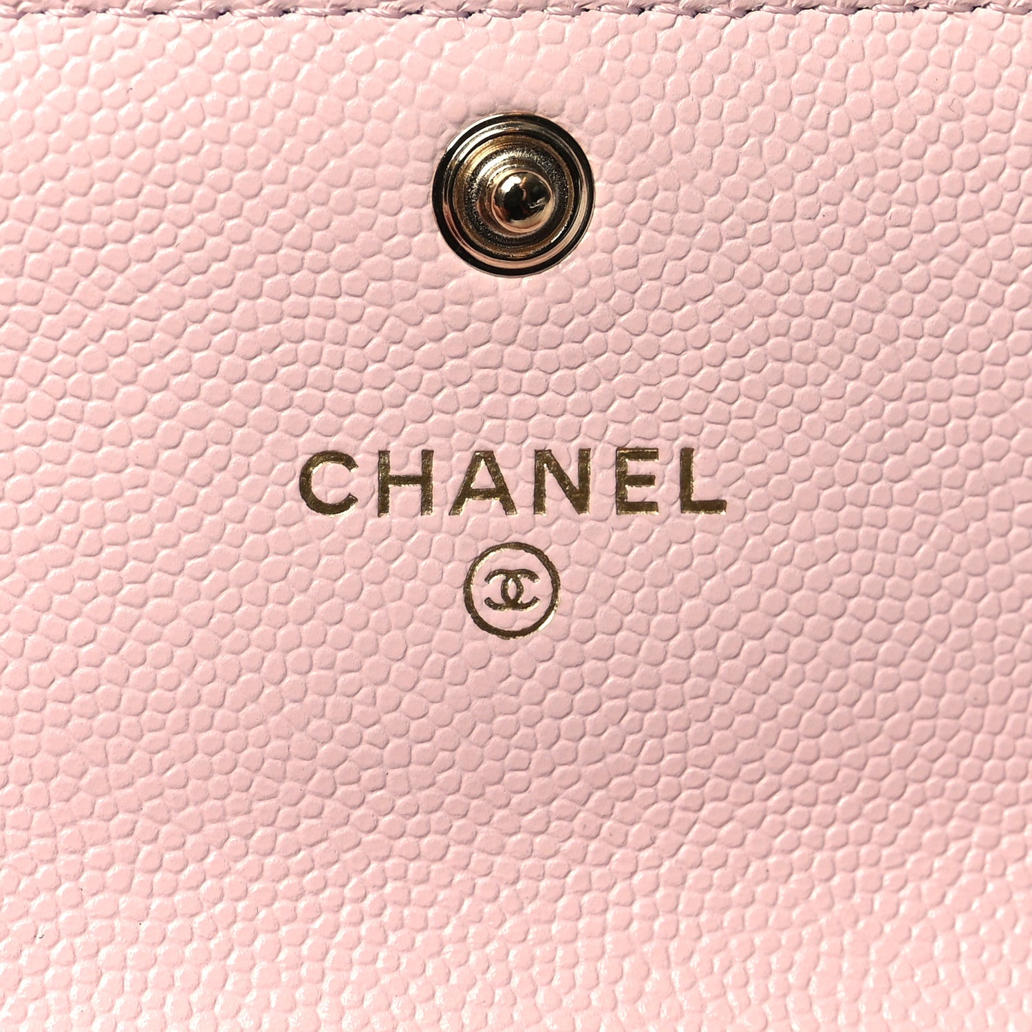 Chanel Caviar Quilted Crystal CC Flap Card Holder Pink 6 of 10