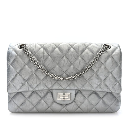 Chanel Metallic Lambskin Quilted 2.55 Reissue 226 Flap Silver 1 of 10