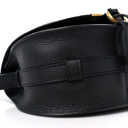 Chloe Grained Calfskin Small Marcie Saddle Bag Black 7 of 10