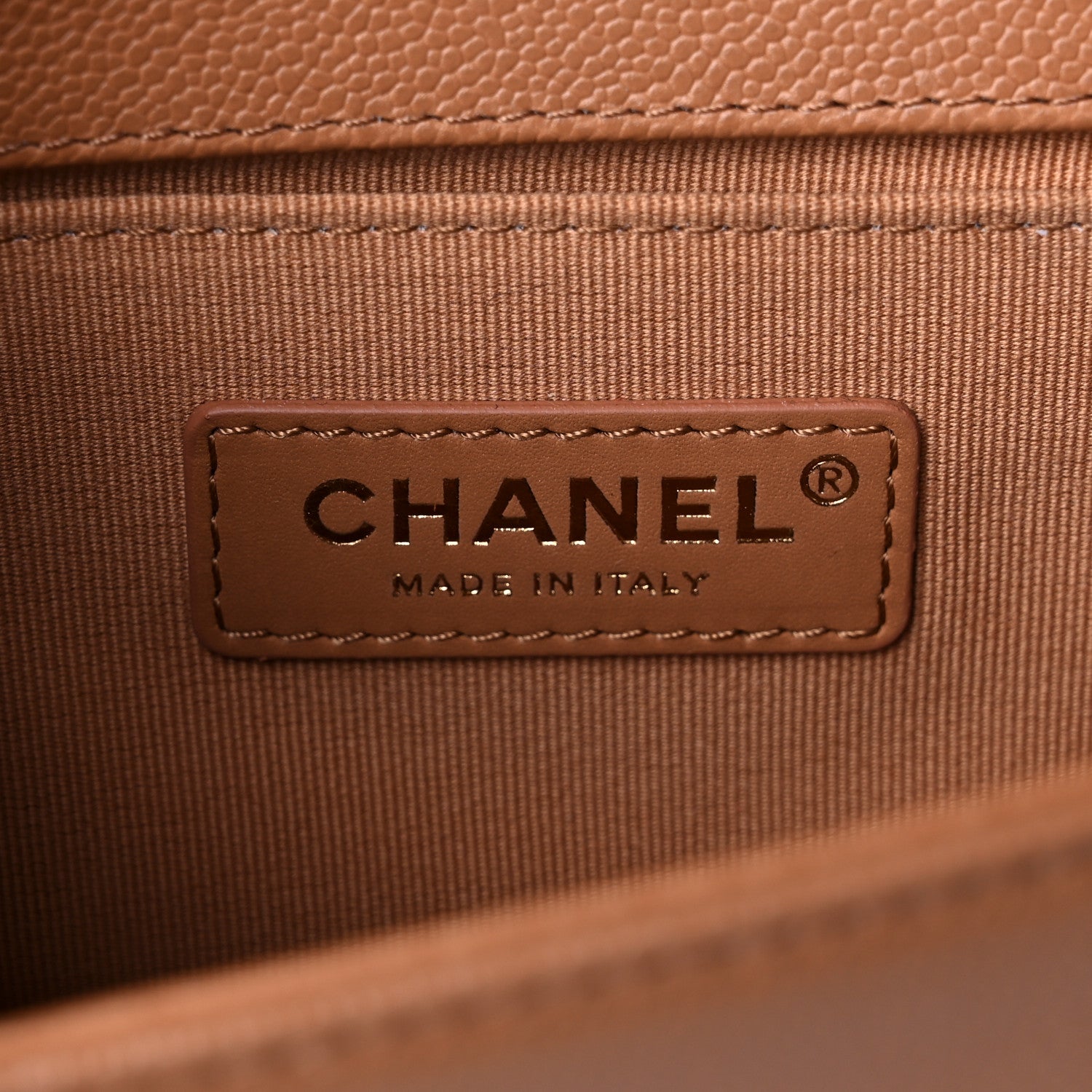 Chanel Caviar Quilted Small Boy Flap Brown 6 of 10