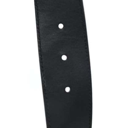 Gucci Calfskin Crystal Double G 40mm Belt 90 36 Black 4 of 5