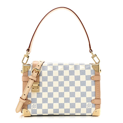 Louis Vuitton Damier Vernis Calfskin Side Trunk MM Celeste Blue 1 of 10