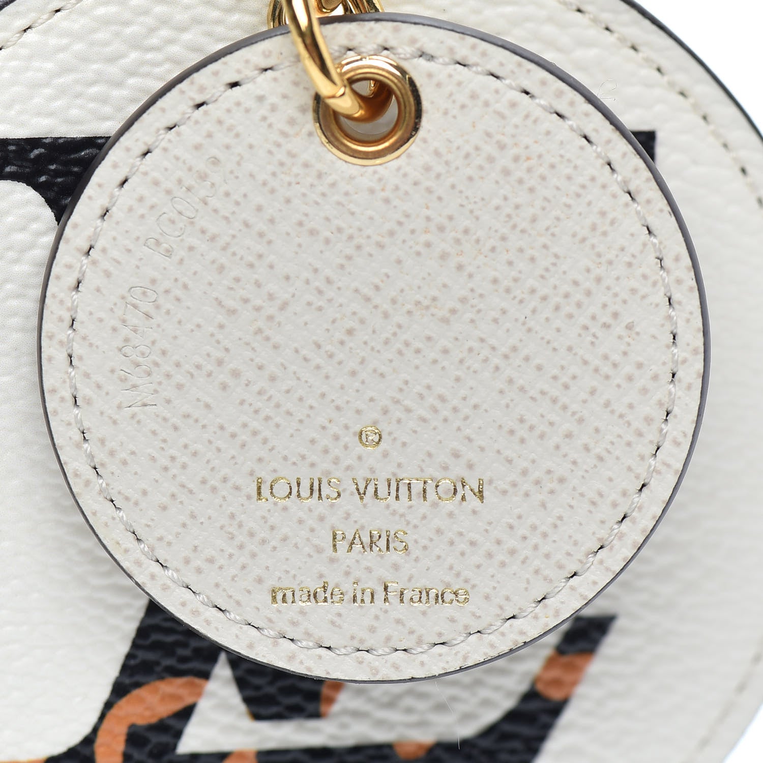 Louis Vuitton Monogram Giant Jungle Bag Charm Key Holder Ivory 3 of 3