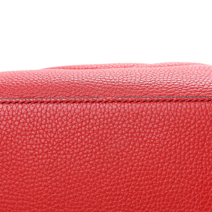 Gucci Pebbled Calfskin Large Soho Hobo Tabasco Red 9 of 13