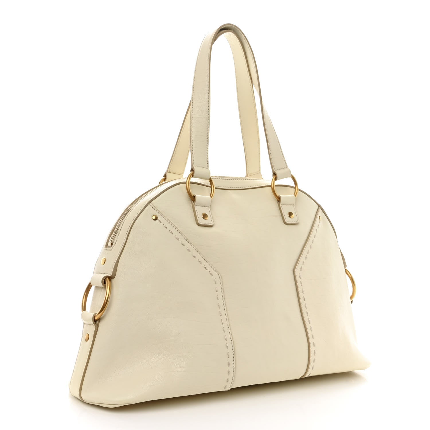 Saint Laurent Calfskin Large Muse Ivory 3 of 11