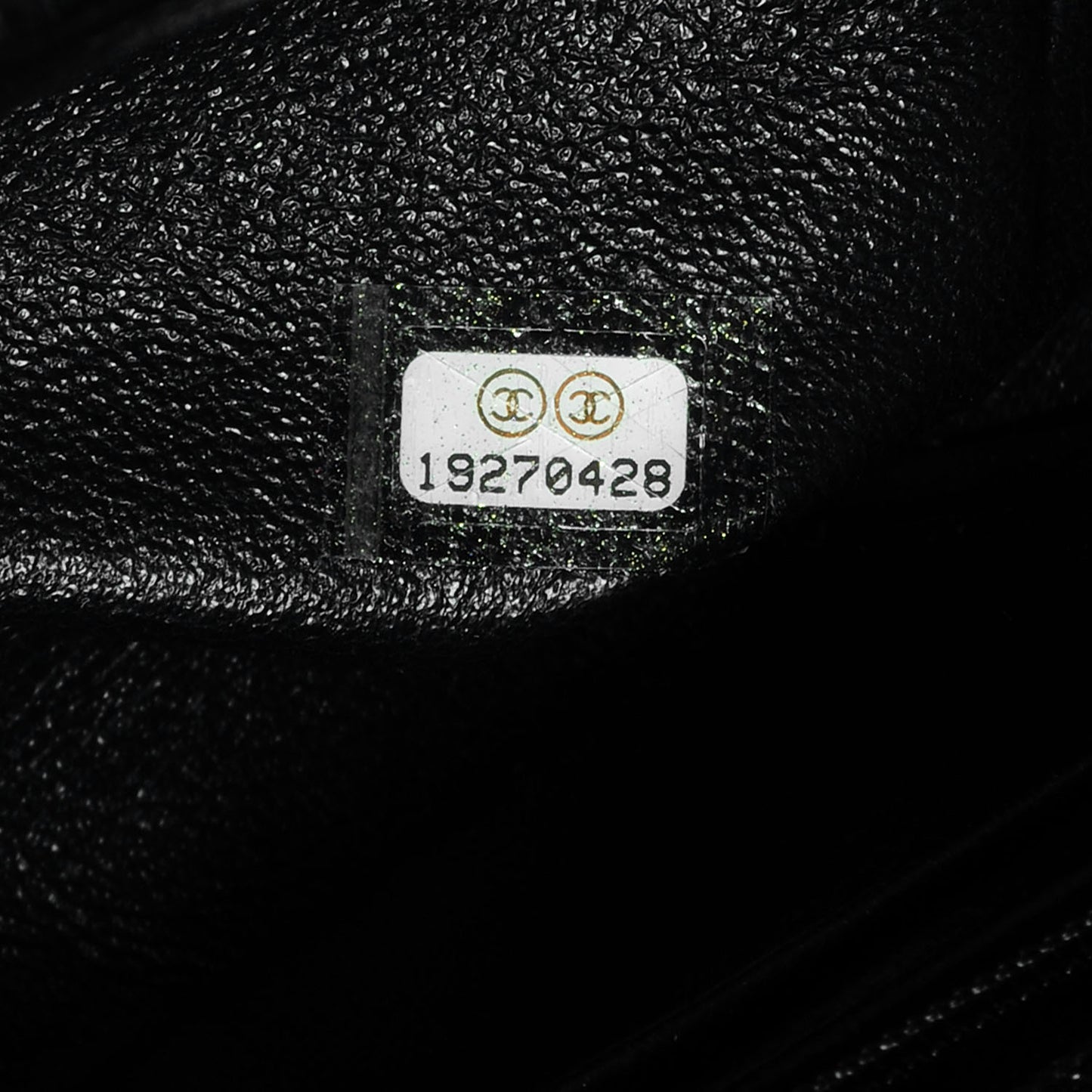 Caviar Quilted Mini Flap Black