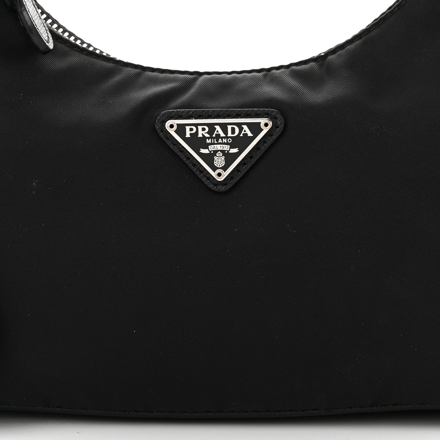Prada Tessuto Nylon Saffiano Mini Re-Edition 2005 Bag Black 9 of 13
